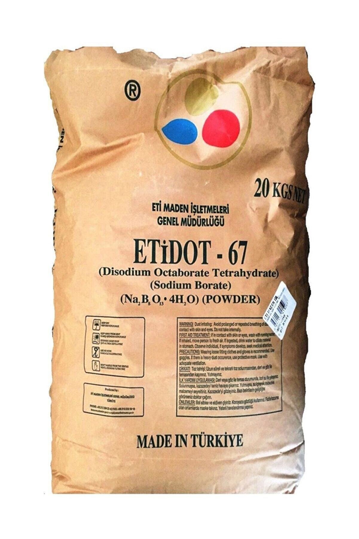 ETİDOT-67 20 KG. BORLU GÜBRE